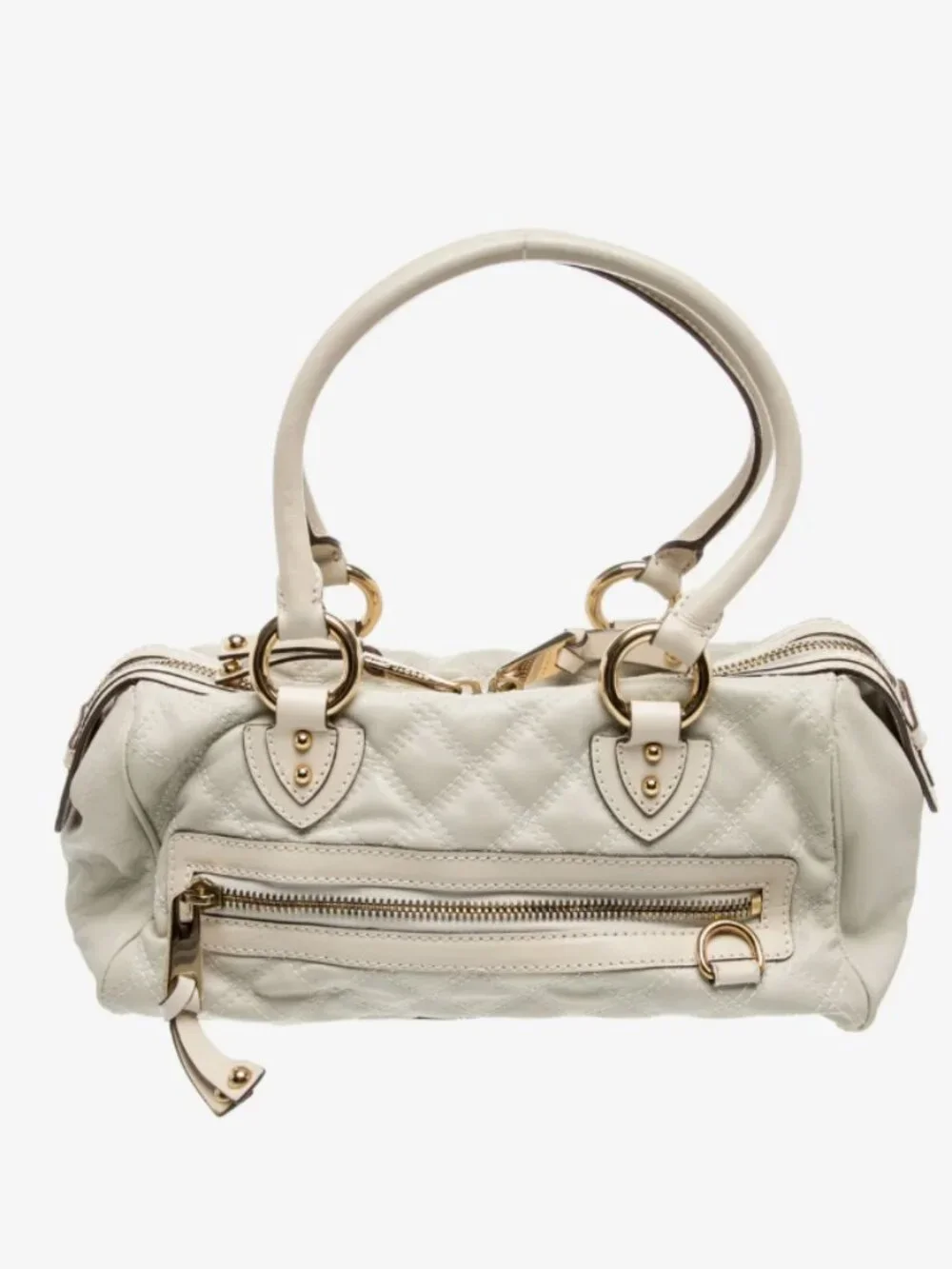Marc Jacobs Mini Quilted Leather RARE Mini Little Stam Barrel Bag Resort 2005